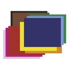 Pacon Peacock 100% Recycled Railroad Board, 22" x 28", 4-Ply, Assorted, Pack Of 25 Sheets