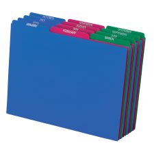 Pendaflex Poly File Guide Sets - Printed Tab(s) - Month - January-December - 8.5" Dividerx 11" Divider - 40144