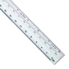 Staedtler Triangular Scale Plastic Engineers Ruler, 12" Long, White