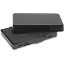 Trodat T5117 Replacement Ink Pad - 1 Each - Black Ink - Plastic