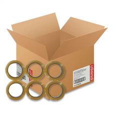 Universal Heavy-Duty Box Sealing Tape, 3" Core, 1.88" x 54.6 yds, Clear, 36/Carton
