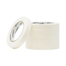 Universal Removable General-Purpose Masking Tape, 3" Core, 18 mm x 54.8 m, Beige, 6/Pack