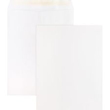Business Source Self Sealing Catalog Envelopes - Catalog - 10" Width x 13" Length - 28 lb - Peel & Seal - White - Wove - 100 / Box