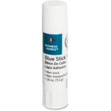 Business Source Value Pack Glue Sticks - 0.26 oz - White - 18 / Pack