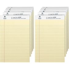 Business Source Writing Pads - 50 Sheets - 0.28" Ruled - 16 lb Basis Weight - Jr.Legal - 8"x5" Sheet Size - 63107