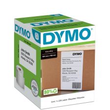 DYMO LabelWriter Shipping Labels, 4" x 6", White, 220 Labels/Roll