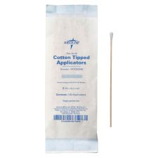 Medline Cotton Tip Applicators, 6", Nonsterile, White, Box Of 1,000