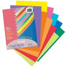Pacon Array Card Stock, 65 lb Cover Weight, 8.5 x 11, Assorted Lively Colors, 250/Pack