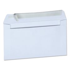 Universal #6 Business Envelopes, Peel Seal Strip Closure, White, Box Of 100