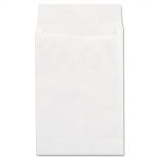Universal Deluxe Tyvek Expansion Envelopes, Open-End, 1.5" Capacity, #13 1/2, Square Flap, Self-Adhesive Closure, 10 x 13, White,100/BX