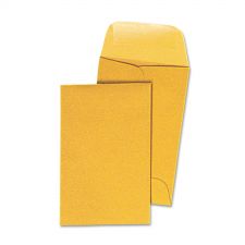 Universal Kraft Coin Envelope, #1, Round Flap, Gummed Closure, 2.25 x 3.5, Light Brown Kraft, 500/Box