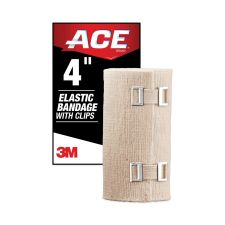 ACE Elastic Bandage with E-Z Clips, 4 x 64