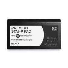 COSCO Microgel Stamp Pad for 2000 PLUS, 6.17" x 3.13", Black