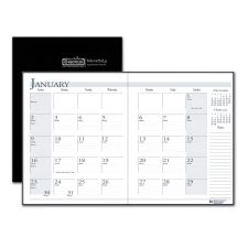House of Doolittle Recycled Ruled 14-Month Planner with Leatherette Cover, 10 x 7, Black Cover, 14-Month: Dec 2025 to Jan 2027