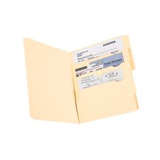 Pendaflex Divide It Up Multi-Section File Folders, 8 1/2" x 11, Letter Size, Manila, Pack Of 24