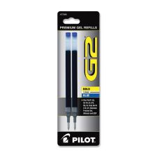 Pilot G2 Gel Refills, Bold Point, 1.0mm, Blue Ink, Pack of 2 Refills