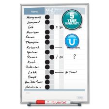 Quartet Matrix 15-employee In/Out Board