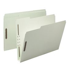 Smead 1/3 Tab Cut Letter Recycled Fastener Folder