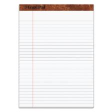 TOPS "The Legal Pad" Ruled Perforated Pads, Wide/Legal Rule, 50 White 8.5 x 11.75 Sheets