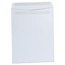 Universal Self-Stick Open End Catalog Envelope, #13 1/2, Square Flap, Self-Adhesive Closure, 10 x 13, White, 100/Box