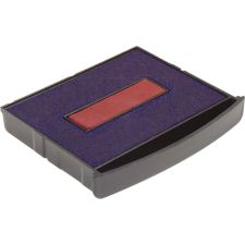 Xstamper Classix Self-inking Replacement Pad - Red, Blue Ink - Red, Blue - 1 Each