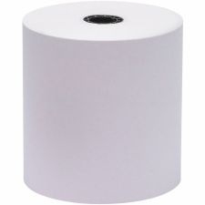 Business Source 1-Ply Pack Adding Machine Rolls - 3" x 165 ft - Sustainable Forestry Initiative (SFI) - Lint-free - White - 12 / Pack