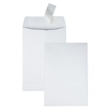 Quality Park Redi-Strip Catalog Envelopes, 6 1/2" x 9 1/2", Self-Adhesive, White, Box Of 100