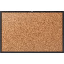 Quartet Classic Cork Bulletin Board, 48" x 72", Aluminum Frame With Black Finish