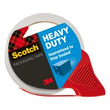 Scotch Heavy-Duty Shipping Packing Tape With Dispenser, 1.88" x 54.6 Yd., Clear