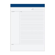 TOPS Idea Collective Legal Pad, 8 1/2" x 11 3/4", Legal Ruled, 50 Sheets, White