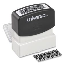 Universal Security Stamp, Obscures Area 1.69 x 0.56, Black