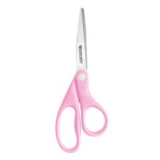 Westcott All-Purpose Value Stainless Steel Scissors, 8", Straight, Pink Ribbon