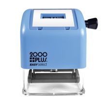 2000 PLUS Date Line Dater Easy Select Self-Inking Date Line Dater Stamp, 1" x 5/32" Impression, Black Ink