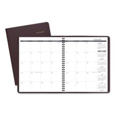 AT-A-GLANCE Monthly Planner, 11 x 9, Winestone Cover, 15-Month: Jan 2026 to Mar 2027