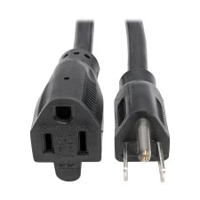 Eaton Tripp Lite Series Power Extension Cord, NEMA 5-15P to NEMA 5-15R - Heavy-Duty, 15A, 120V, 14 AWG, 10 ft. (3.05 m), Black