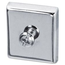 Lorell Heavy-Duty Cubicle Magnets, Silver, Pack Of 2