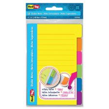 Redi-Tag Ruled/Lined Divider Adhesive Notes