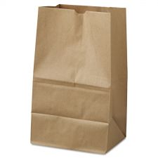 Ross & Wallace Paper Products Grocery Paper Bags, 20# Squat Size, 40# Basis Weight, 8.13" x 5.88" x 12.5", Kraft, 500/Bundle