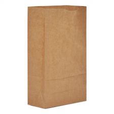 Ross & Wallace Paper Products Grocery Paper Bags, 6# Size, Extra-Heavy-Duty, 50# Basis Weight, 5.88" x 3.63" x 11", Kraft, 500/Bundle