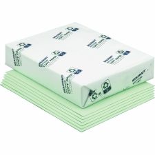 SKILCRAFT Color Xerographic Copy Paper, 10 Reams, Green, Letter (8.5" x 11"), 5000 Sheets Per Case, 20 Lb, 84 Brightness (AbilityOne 7530-01-147-6812)