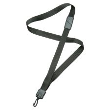 SKILCRAFT Deluxe Lanyard With Swivel Hook, 36", Black, Pack Of 12 (AbilityOne 8455-01-613-0197)