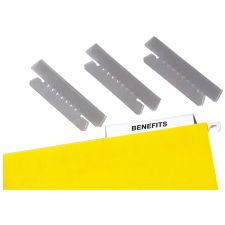 SKILCRAFT Hanging File Folder Tabs, 1/3 Cut, Pack of 25