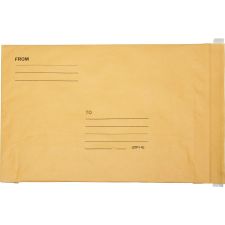 SKILCRAFT Kraft Lightweight Cushioned Mailers, 10 1/2" x 16", Kraft, Pack Of 100 (AbilityOne 8105-00-117-9879)