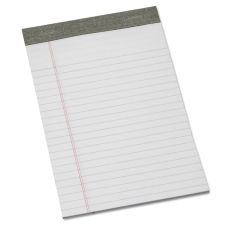 SKILCRAFT Linen Top Writing Pads, 5" x 8", White, Pack Of 12 (AbilityOne 7530-01-447-1355)