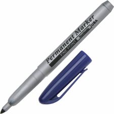 SKILCRAFT Permanent Fine-Point Markers, Blue (AbilityOne 7520-01-511-4319)