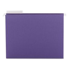 Smead Color Hanging Folders with 1/3 Cut Tabs, Letter Size, 1/3-Cut Tabs, Purple, 25/Box