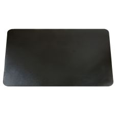 Artistic Eco-Black Desk Pad With Antimicrobial Protection, 20" H x 36" W, Black