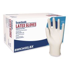 Boardwalk General-Purpose Latex Gloves, Powder-Free, X-Large, 4.4 mil Thick, 9.5" Long, Natural, 100/Box