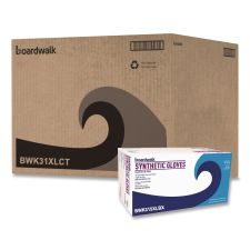Boardwalk Powder-Free Synthetic Vinyl Gloves, X-Large, 4 mil Thick, 9.5" Long, Cream, 100/Box, 10 Boxes/Carton