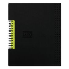 Oxford Idea Collective Professional Wirebound Hardcover Notebook, 1-Subject, Medium/College Rule, Black Cover, (80) 8 x 5.5 Sheets